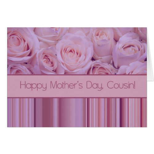 Cousin Pastel roses  stripes Mothers Day