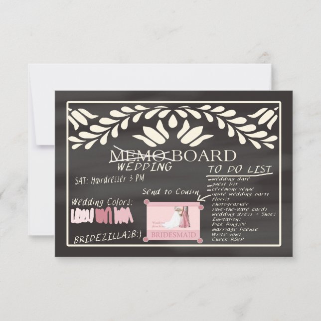 Cousin Please be Bridesmaid Invitation (Front)