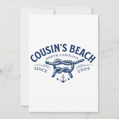 Cousins Beach NC The Summer I Turned Pretty  Invitation