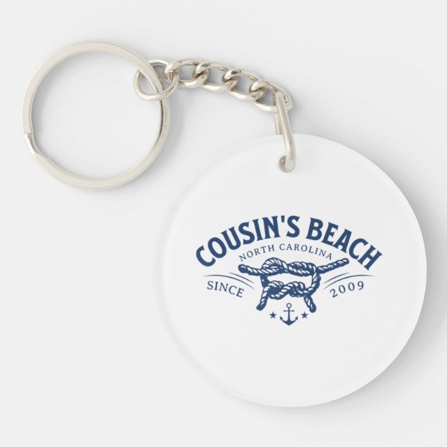 Cousin’s Beach NC The Summer I Turned Pretty  Keychain (Front)