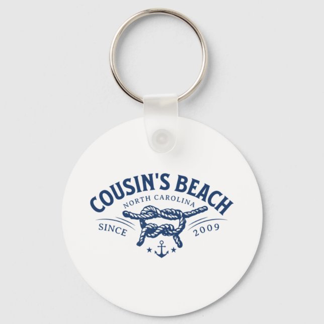 Cousin’s Beach NC The Summer I Turned Pretty  Keychain (Front)