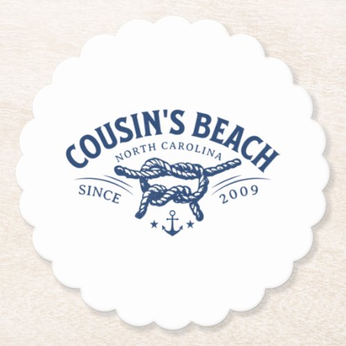 Cousinâs Beach NC The Summer I Turned Pretty  Paper Coaster