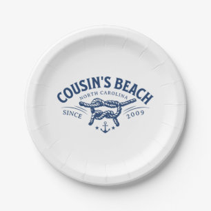 Cousin’s Beach NC The Summer I Turned Pretty Paper Plates