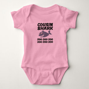 Cousin Shark Do Do - Fun Family Gear Baby Bodysuit