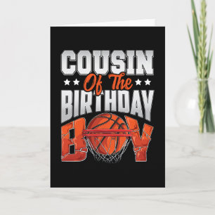 Cousin Sketll Birthday Boy Family Ller B-day Party Card