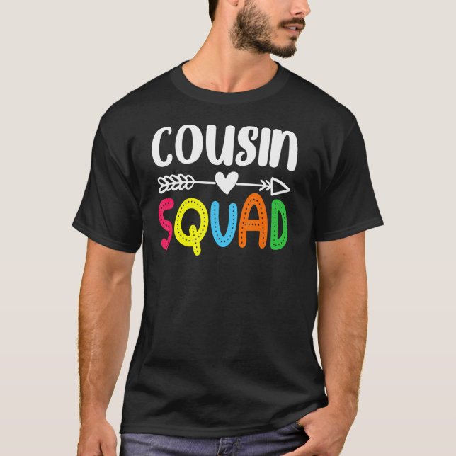 Cousin Squad Crew Family Matching Group Reunion T-Shirt (Front)