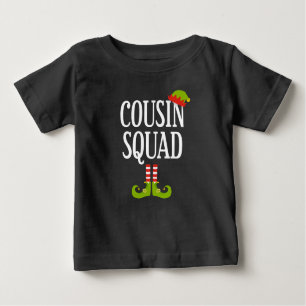 Cousin Squad: Funny Design Christmas Baby T-Shirt