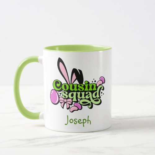 Cousin Squand Bunny Ears Easter Egg Mug