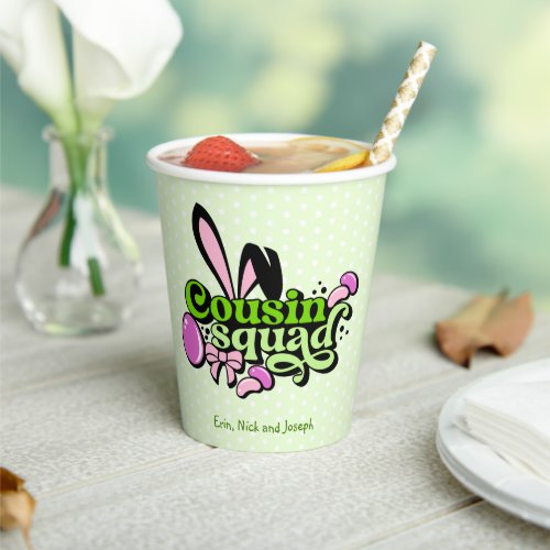 Cousin Squand Bunny Ears Easter Egg Paper Cups