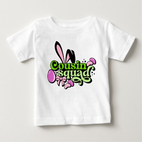 Cousin Squand Bunny Ears Easter Egg T_Shirt
