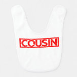 Cousin Stamp Baby Bib