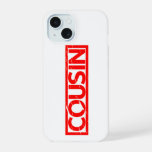 Cousin Stamp iPhone 15 Case