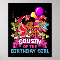 Cousin The Birthday Girl Party Pink Doll Family De