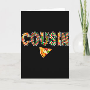 Cousin Zza Birthday Squad Crew Family Matching Card