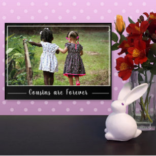 Cousins are Forever on Black Acrylic Print