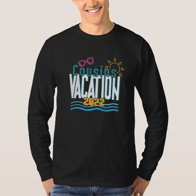 Cousins Beach Vacation 2022  Family Trip Matching T-Shirt (Front)