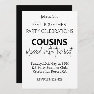 Cousins - Blessed With The Best Get Together Party