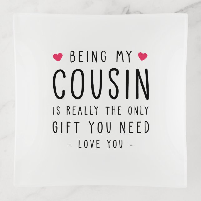 Cousins Jewelry Holder Ring Dish Trinket Tray  (Front)