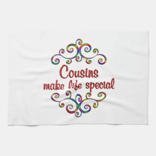 Cousins Make Life Special Kitchen Towel