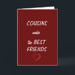 **COUSINS** MAKE THE "BEST FRIENDS" BIRTHDAY  CARD<br><div class="desc">Have FUN with this BEACH BIRTHDAY CARD for "YOUR COUSIN" and let her know how HAPPY IT IS HIS OR HER "BIRTHDAY AND THAT YOU WISH HER ALL THAT HER HEART DESIRES! THANKS FOR STOPPING BY 1 OF MY 8 STORES.</div>