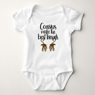 "Cousins make the best friends" Monkey Bodysuit