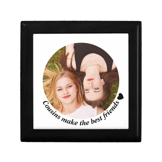 Cousins Make the Best Friends Photo Gift Box (Front)