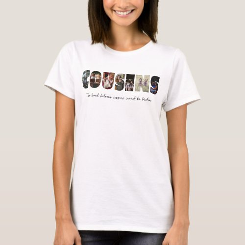 Cousins Photo Collage Womens T_Shirt