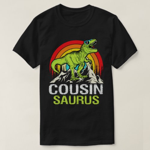 Cousinsaurus Dinosaur T Rex Cousin Saurus Matching T_Shirt