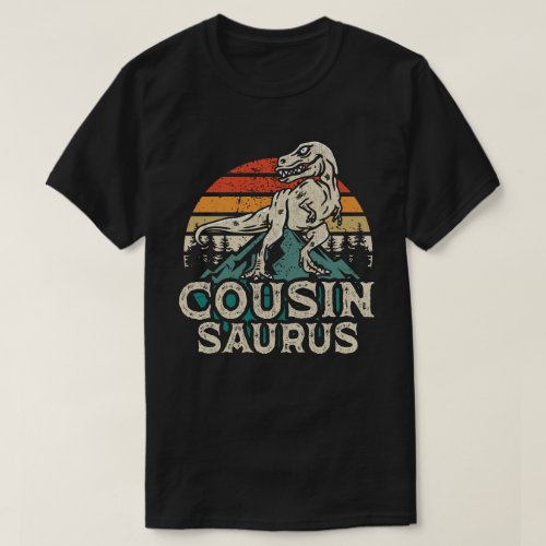 Cousinsaurus Dinosaur T Rex Cousin Saurus Matching T_Shirt