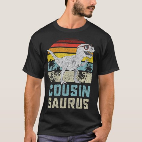 Cousinsaurus  Rex Dinosaur Cousin Saurus Boy Famil T_Shirt