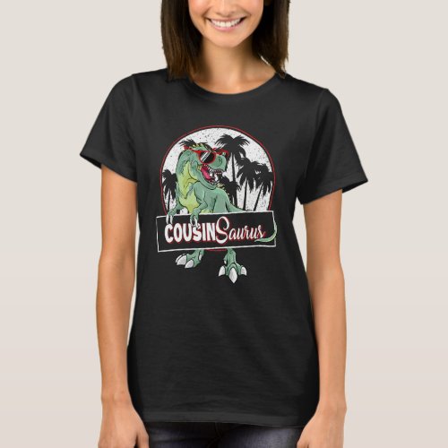 Cousinsaurus Rex Dinosaur Cousin Saurus Boy Family T_Shirt