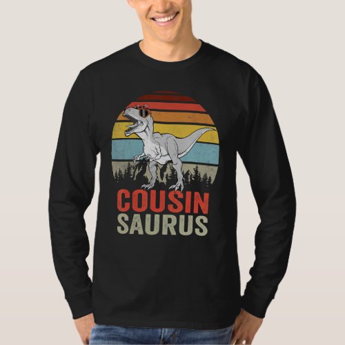 Cousinsaurus Rex Dinosaur Cousin Saurus Family Din T_Shirt