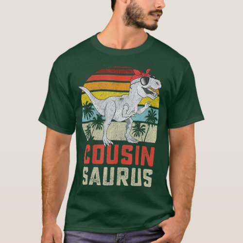 Cousinsaurus  Rex Dinosaur Cousin Saurus Girl Fami T_Shirt