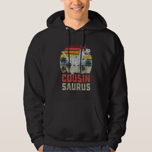 Cousinsaurus Rex Dinosaur Cousin Saurus Girl Famil Hoodie