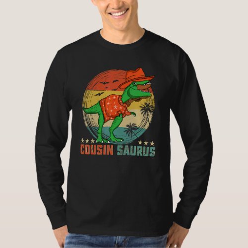 Cousinsaurus Rex Dinosaur Cousin Saurus Girl Famil T_Shirt