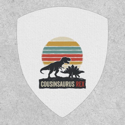 Cousinsaurus Rex Funny Dinosaur Vintage Shirt Desi Patch