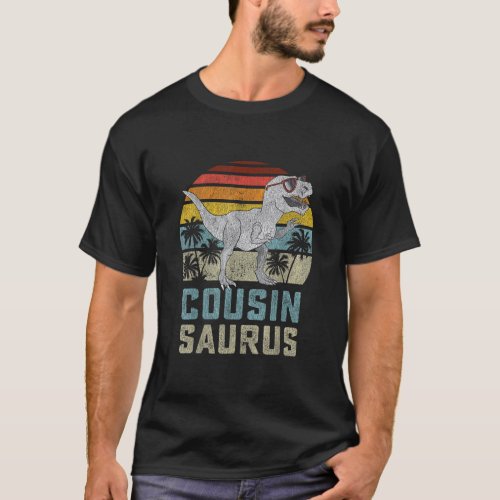 Cousinsaurus T Rex Dinosaur Cousin Saurus Boy  T_Shirt