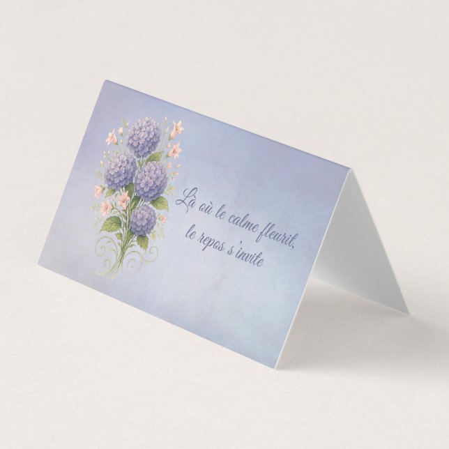 coussin botanique, là où le calme fleurit business card (Front)