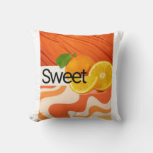 coussin decoratifs   of orange art 