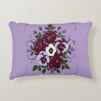Coussin rectangulaire - Bouquet de Violettes Accent Pillow