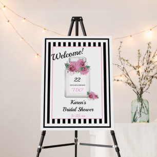 Couture Bride Ladies Bridal Shower Countdown Party Poster