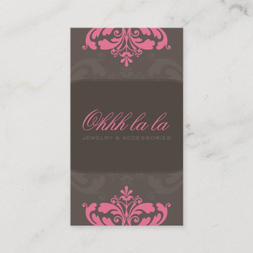 COUTURE BUSINESS CARD :: couture flourish 1AP
