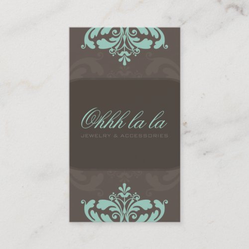 COUTURE BUSINESS CARD :: couture flourish 2AP