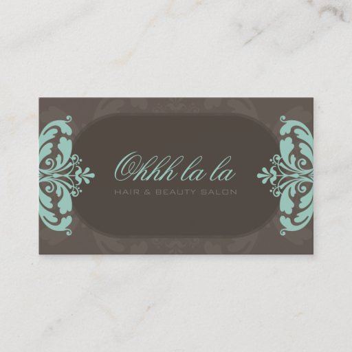 Customizable COUTURE BUSINESS CARD :: couture flourish 2L