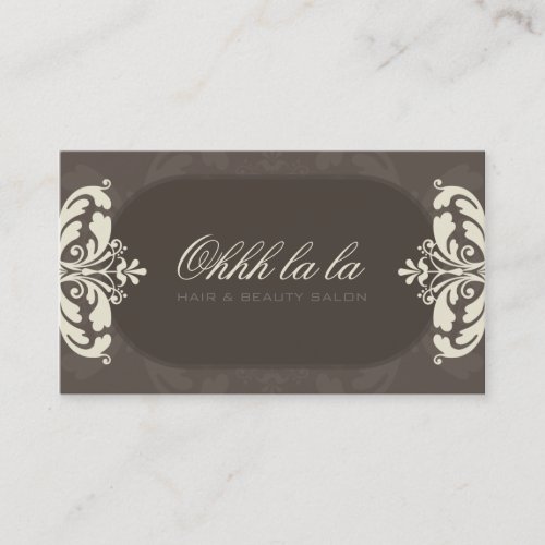 COUTURE BUSINESS CARD :: couture flourish 3L