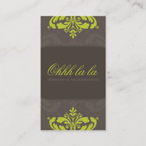 COUTURE BUSINESS CARD :: couture flourish 4AP
