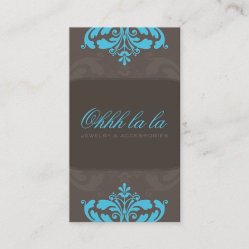 COUTURE BUSINESS CARD :: couture flourish 5AP