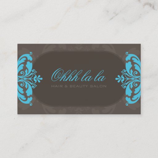 Customizable COUTURE BUSINESS CARD :: couture flourish 5L