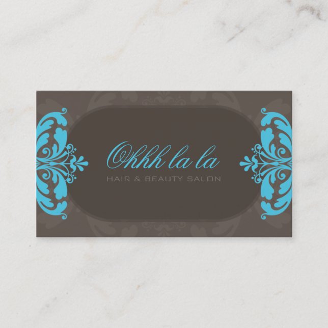 COUTURE BUSINESS CARD :: couture flourish 5L (Front)