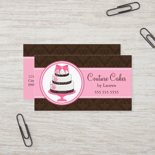 Couture Cake Bakery Business Cards